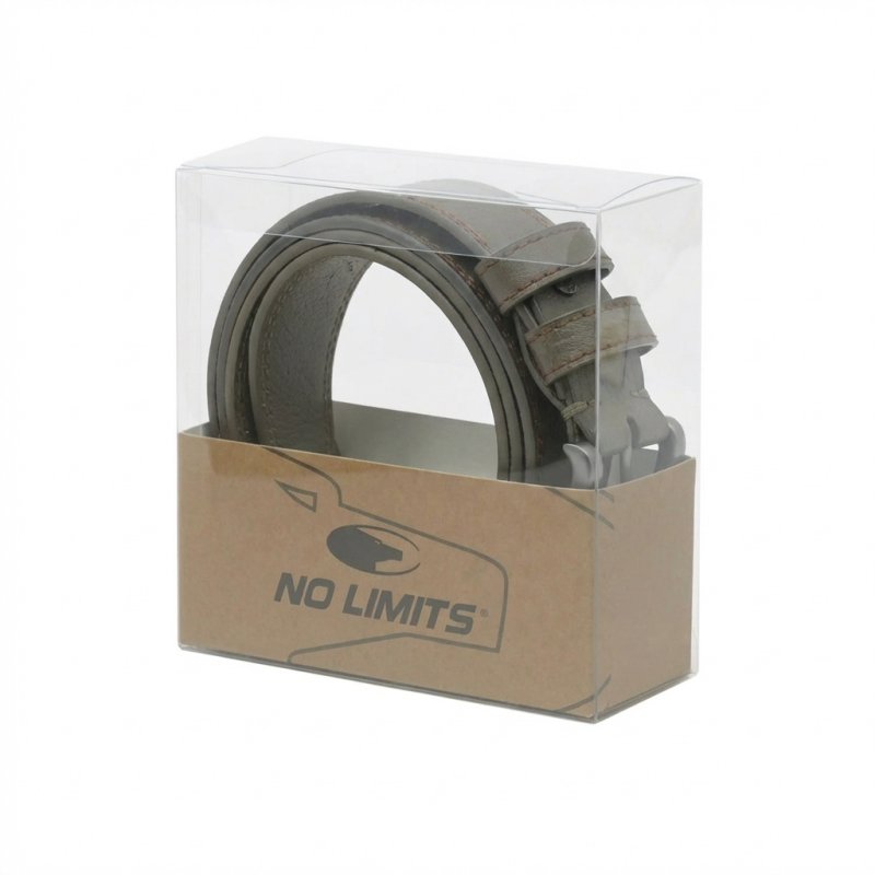 No Limtis Ceinture Homme en Cuir Véritable à Double Couture, Hauteur 4 cm, Boucle Sans Nickel, Raccourcissable, Ave… — vue 18