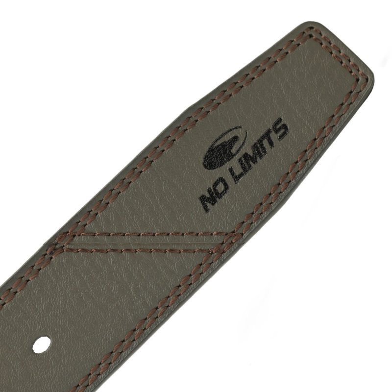 No Limtis Ceinture Homme en Cuir Véritable à Double Couture, Hauteur 4 cm, Boucle Sans Nickel, Raccourcissable, Ave… — vue 17