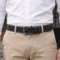 No Limtis Herrengürtel aus echtem Leder mit Doppelnaht, Höhe 4 cm, nickelfreie Schnalle, kürzbar, mit Box — Ansicht 21