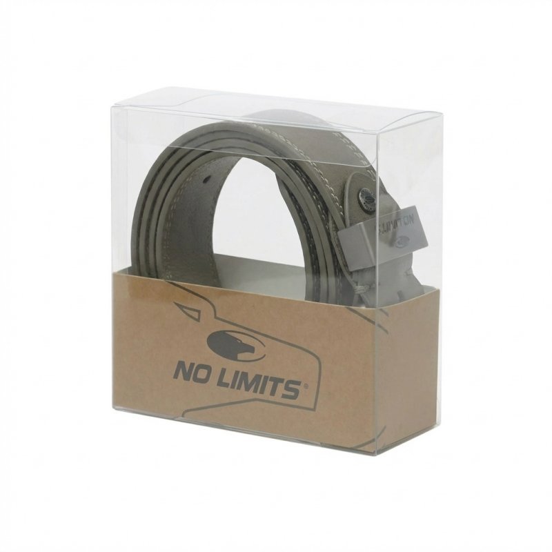 No Limtis Ceinture Homme en Cuir Véritable à Double Couture, Hauteur 4 cm, Boucle Sans Nickel, Raccourcissable, Ave… — vue 15
