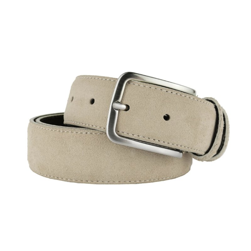 GreSel Ceinture en Daim Homme et Femme, Cuir Véritable, Made in Italy, Raccourcissable — vue 58