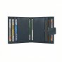 No Limits Men's Credit Card Holder in Genuine Leather, Slim Wallet, With RFID Protection, With Box — front view