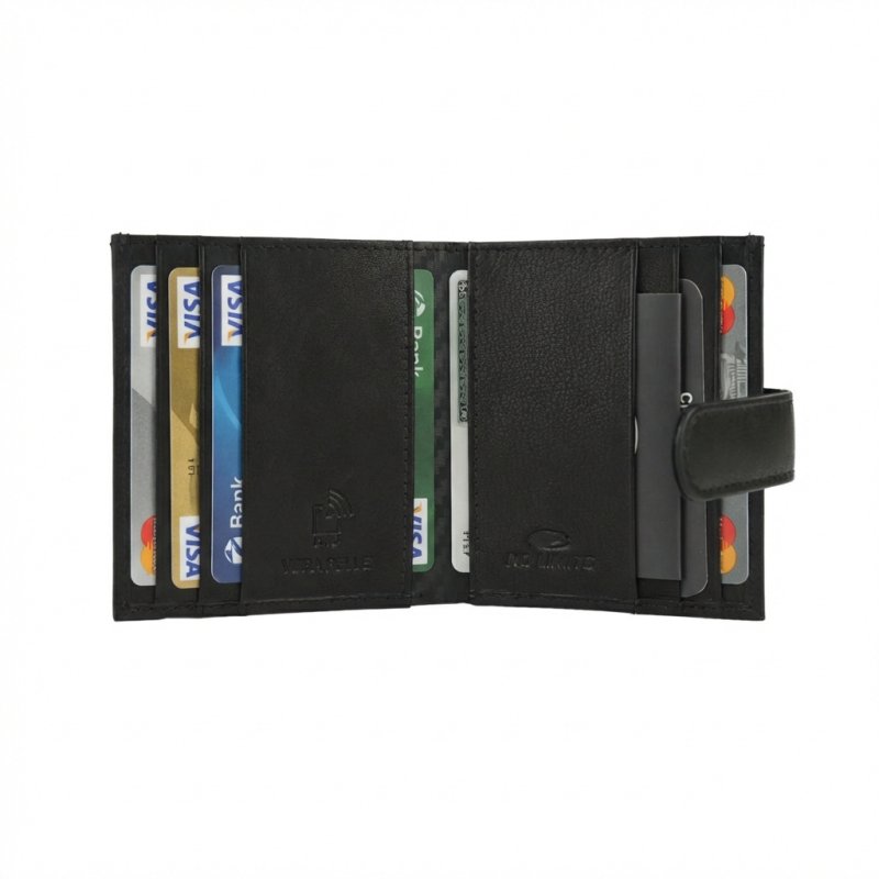 No Limits Porte-cartes de Crédit Homme en Cuir Véritable, Portefeuille Slim, avec Protection RFID, avec Boîte — vue 9
