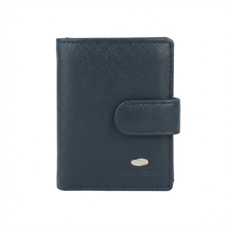 No Limits Cartera Hombre en Piel Auténtica, Cierre de Botón, con Protección RFID, Portamonedas, con Caja — vista 9