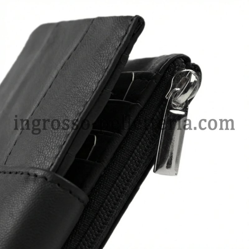 No Limits Portefeuille Femme en Cuir Véritable, Fin, Protection RFID, Porte-Cartes et Monnaie, Format Poche, avec B… — vue 32