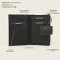 No Limits Portefeuille Femme en Cuir Véritable, Fin, Protection RFID, Porte-Cartes et Monnaie, Format Poche, avec B… — vue 31