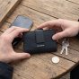 No Limits Damen-Geldbörse aus echtem Leder, Schlank, RFID-Schutz, für Kreditkarten und Münzen, Taschenformat, m… — Ansicht 33