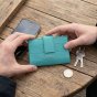 No Limits Damen-Geldbörse aus echtem Leder, Schlank, RFID-Schutz, für Kreditkarten und Münzen, Taschenformat, m… — Ansicht 40