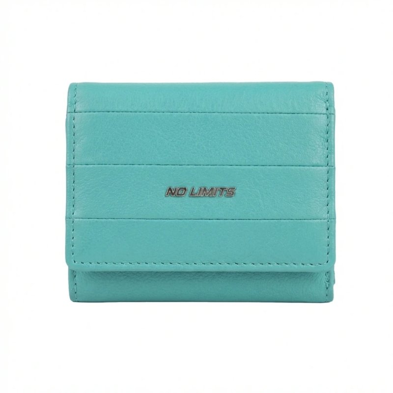 No Limits Women's Wallet in Genuine Leather, Compact, RFID PROTECTION, Credit Card and Coin Holder, With Box — view 36