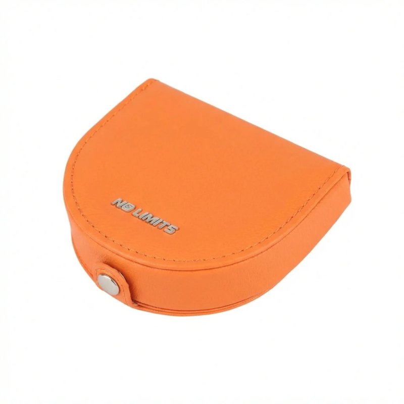 No Limits Coin Purse in Genuine Leather, Men and Women, Button Closure, Euro Coin Holder, With Box — view 7