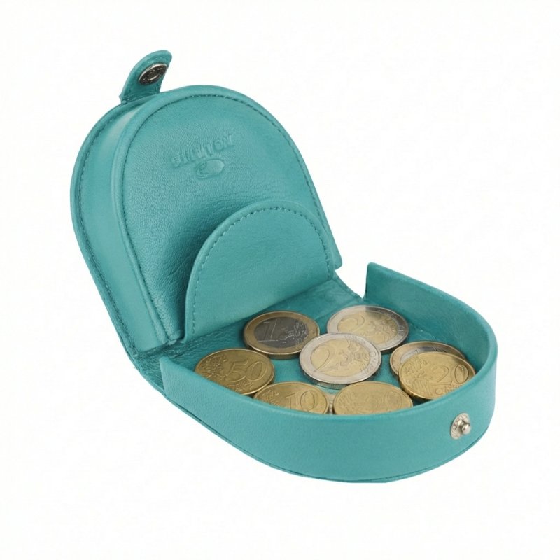 No Limits Porte-monnaie en Cuir Véritable, Homme et Femme, Fermeture à Bouton, Porte-euros, avec Boîte — vue 44