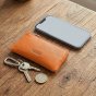 No Limits Pouch Keyring, For Men and Women, In Genuine Leather, 2 Zip Pockets and 2 Rings, With Box — view 12