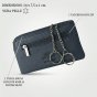 Pochette Porte-clés No Limits, pour Homme et Femme, en Cuir Véritable, 2 Poches à Fermeture Éclair et 2 Anneaux, av… — vue 37