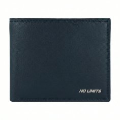 No Limits Men's Wallet in Genuine Leather, RFID Protection, Credit Card Holder, Coin Purse, Elegant With Box