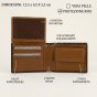No Limits Men's Wallet in Genuine Leather, RFID Protection, Credit Card Holder, Coin Purse, Elegant With Box — view 11