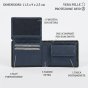 No Limits Men's Wallet in Genuine Leather, RFID Protection, Credit Card Holder, Coin Purse, Elegant With Box — view 18