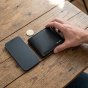 No Limits Men's Wallet in Genuine Leather, RFID Protection, Credit Card Holder, Coin Purse, Elegant With Box — view 19
