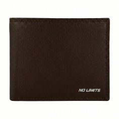 No Limits Geldbörse Herren aus echtem Leder, RFID-Schutz, Kreditkartenfach, Elegant mit Box, OHNE MÜNZFACH