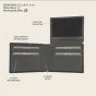 No Limits Men's Wallet in Genuine Leather, RFID Protection, Credit Card Holder, Elegant With Box, NO COIN PURSE — view 13
