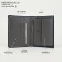 No Limits Cartera Vertical Hombre en Piel Auténtica, Protección RFID, Tarjetero de Crédito, Portamonedas, co… — vista trasera