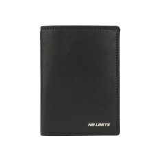 No Limits Cartera Vertical Hombre en Piel Auténtica, Protección RFID, Tarjetero de Crédito, Portamonedas, con Caja 2