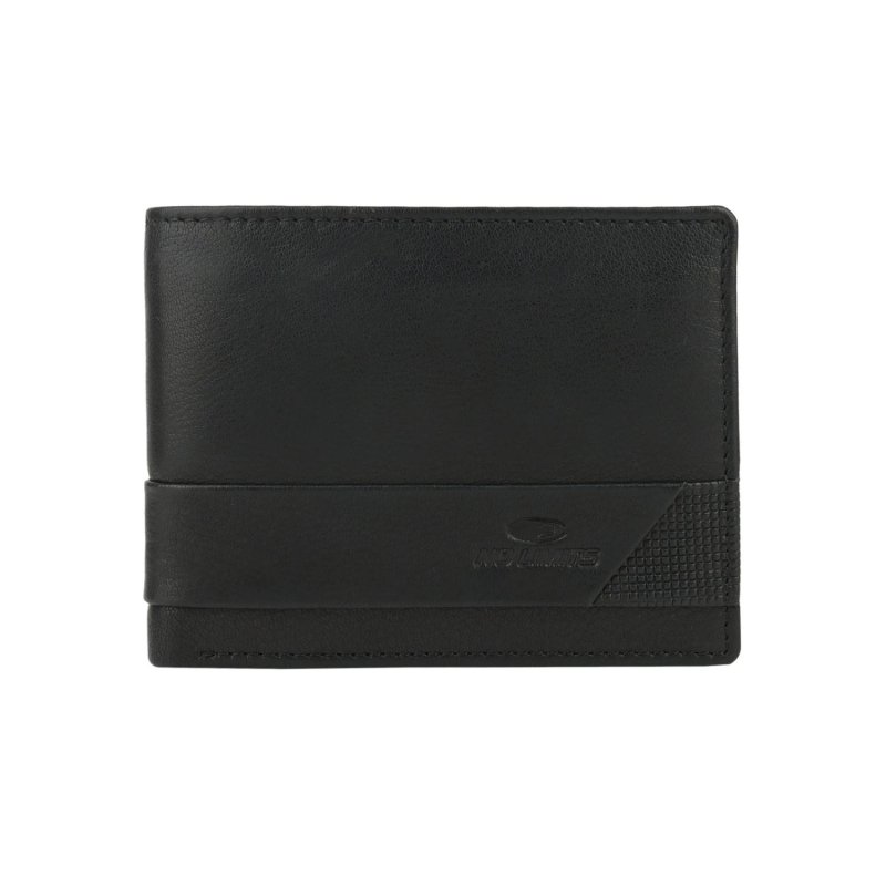 No Limits Men's Wallet in Genuine Leather, RFID Protection, With Coin Pocket, Card Holder, Elegant, With Box — view 16