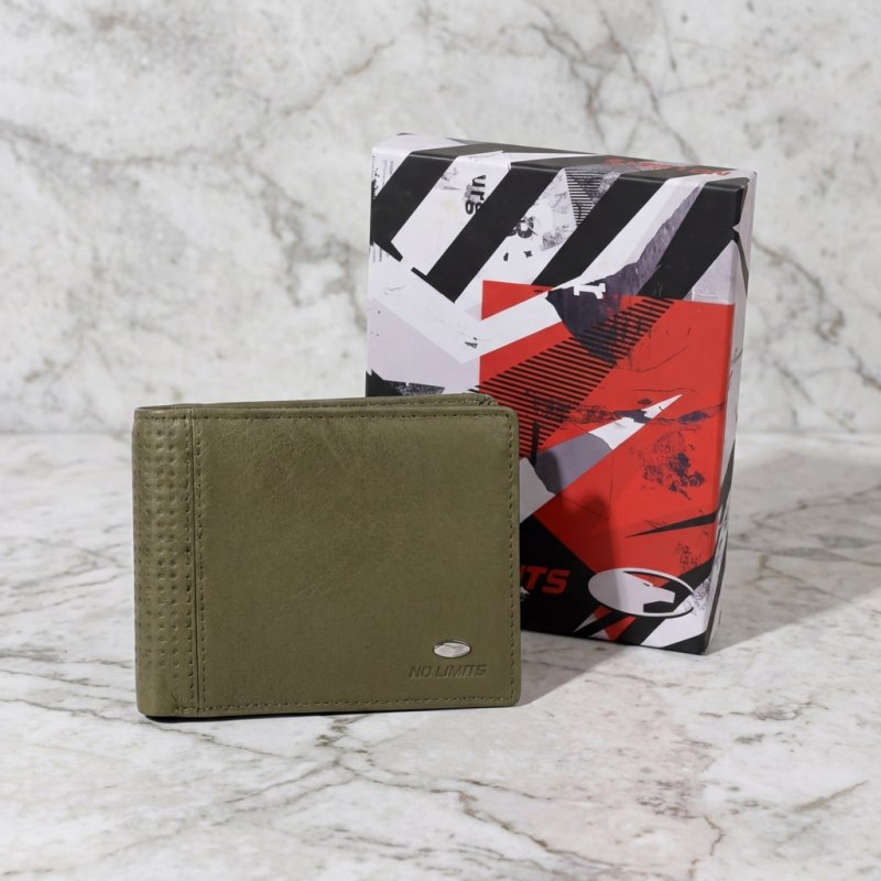 No Limits Portefeuille Homme en Cuir Véritable, PROTECTION RFID, avec Poche à Monnaie, Élégant et Casual, avec Boîte — vue 17