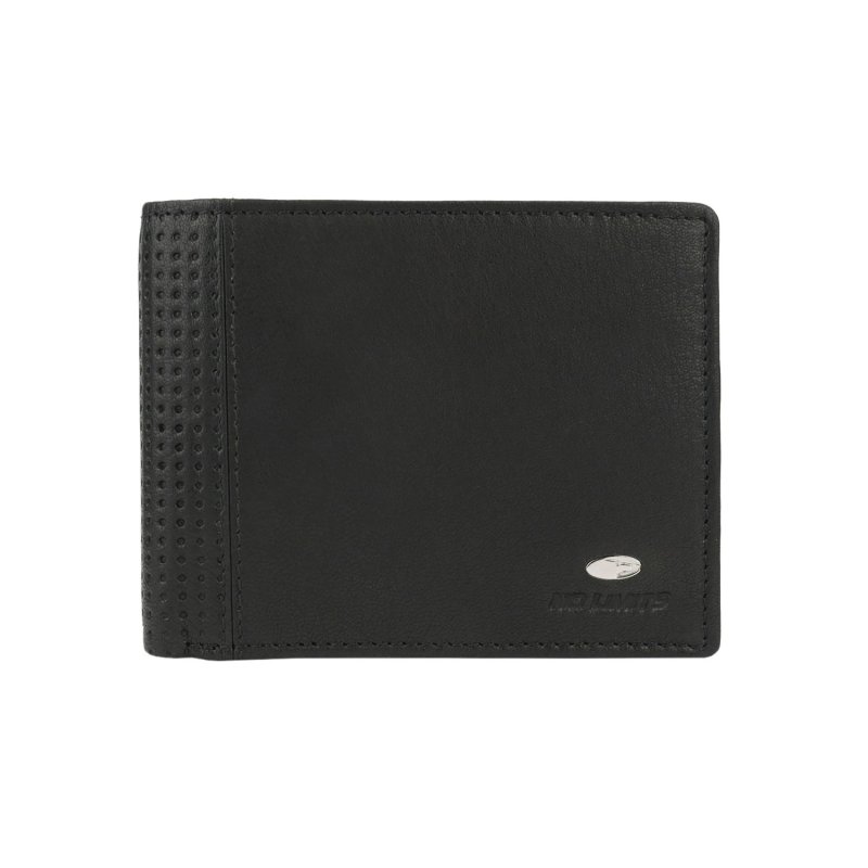 No Limits Cartera Hombre en Piel Auténtica, PROTECCIÓN RFID, con Portamonedas, Elegante y Casual, con Caja — detalle