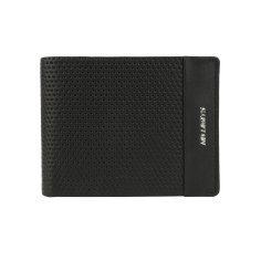 No Limits Men's Wallet in Genuine Leather, RFID Protection, With Coin Pocket, Elegant Perforated Design, With Box 2