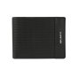 No Limits Men's Wallet in Genuine Leather, RFID Protection, With Coin Pocket, Elegant Perforated Design, With Box — detail