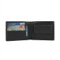 No Limits Men's Wallet in Genuine Leather, RFID Protection, With Coin Pocket, Elegant Perforated Design, With … — logo detail