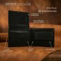 No Limits Portefeuille Homme en Cuir Véritable, PROTECTION RFID, avec Poche à Monnaie, Design Ajouré Élégant, avec … — vue 15