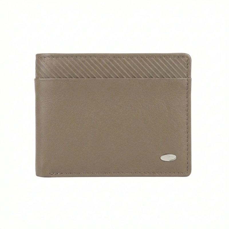 No Limits Men's Wallet in Genuine Leather, RFID Protection, With Coin Pocket, Elegant and Casual, With Box