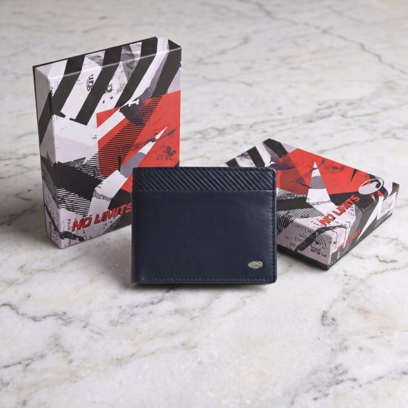 No Limits Portefeuille Homme en Cuir Véritable, PROTECTION RFID, avec Poche à Monnaie, Élégant et Casual, avec Boîte — vue 20