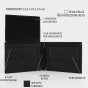 No Limits Men's Gift Set, Matching Wallet and Keyring in Genuine Leather, Gift Idea — inside
