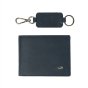 No Limits Men's Gift Set, Matching Wallet and Keyring in Genuine Leather, Gift Idea — logo detail