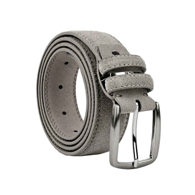 Police Suede Belt for Men and Women, Genuine Leather, Shortenable, 3.5 cm High — view 25