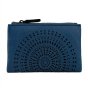 Laura Biagiotti Women's Genuine Leather Wallet, Perforated with Geometric Pattern, Small and Compact, With Box — view 81