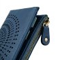 Laura Biagiotti Women's Genuine Leather Wallet, Perforated with Geometric Pattern, Small and Compact, With Box — view 85