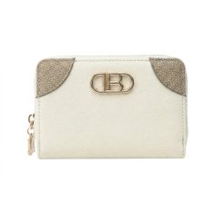 Laura Biagiotti Damen-Geldbörse aus PU, Design mit goldenem Logo, mit Münzfach und Geschenkbox 2