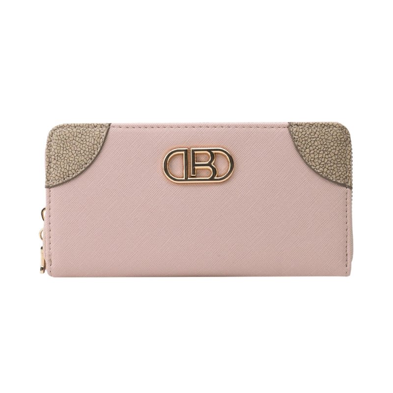 Laura Biagiotti Portefeuille Femme en PU, Design avec Logo Doré, avec Porte-Monnaie et Boîte Cadeau — vue 7