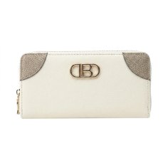 Laura Biagiotti Damen-Geldbörse aus PU, Design mit goldenem Logo, mit Münzfach und Geschenkbox 2