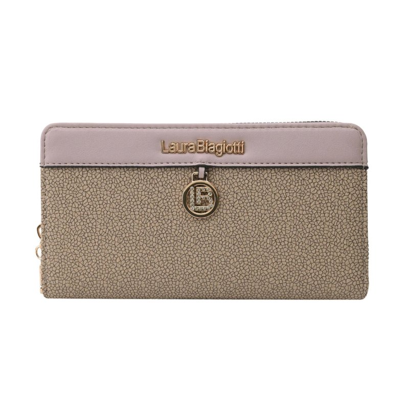 Laura Biagiotti Large Women's Wallet in PU, Mosaic Effect, With Coin Purse and Gift Box — view 13
