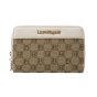 Laura Biagiotti Portefeuille Femme Grand en PU et Tissu à Logo, avec Porte-Monnaie et Boîte Cadeau