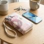 EC Contemporary Coveri Cartera de Mujer en PU, con Cierre Perimetral, Gráfico Artístico, con Caja de Regalo — vista trasera