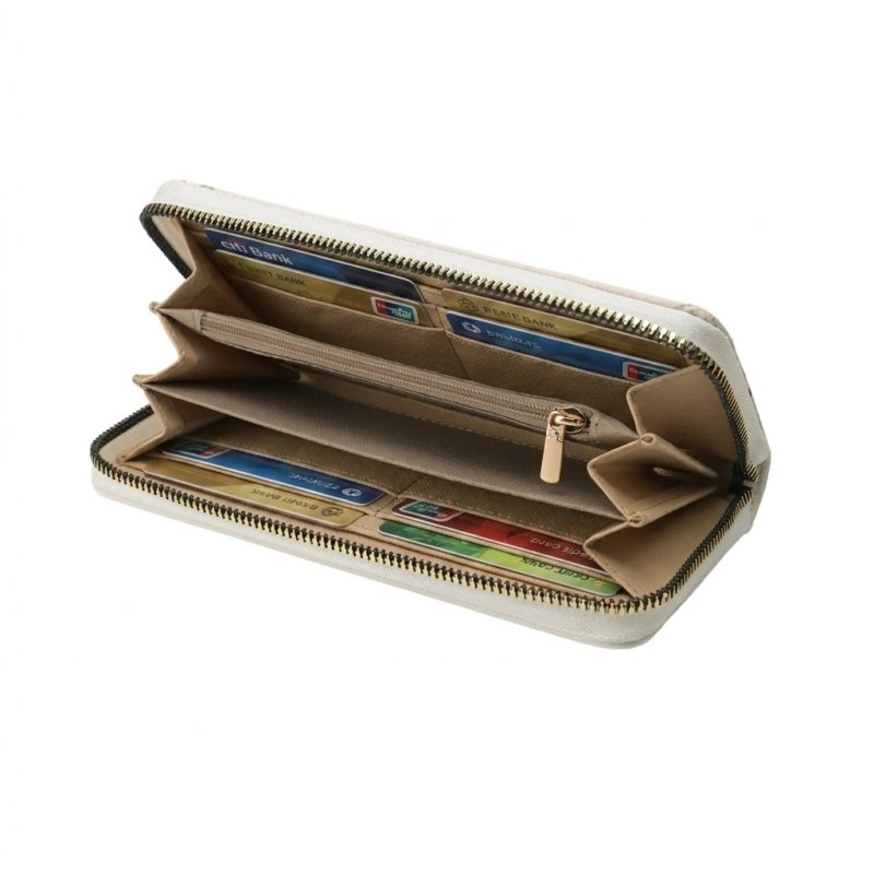 EC Contemporary Coveri Women's Wallet in PU, Zip Around Closure, Artistic Graphic With Gift Box — view 20