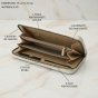 EC Contemporary Coveri Portefeuille Femme en PU, avec Fermeture Zippée Intégrale, Graphisme Artistique, avec Boîte … — vue 21