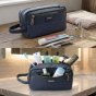 Biagiotti Herren-Necessaire, Multifunktions-Reise-Beauty-Case aus PU mit Griff, Weiche Trousse, Mittel — Ansicht 13