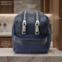 Biagiotti Herren-Necessaire, Multifunktions-Reise-Beauty-Case aus PU mit Griff, Weiche Trousse, Groß — Vorderansicht