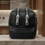Biagiotti Herren-Necessaire, Multifunktions-Reise-Beauty-Case aus PU mit Griff, Weiche Trousse, Groß — Ansicht 10